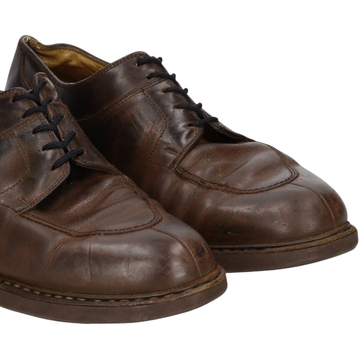 Paraboot GRIFF II U-tip shoes, made in France Men's 27.0cm unclear brown type Vintage Second Hand