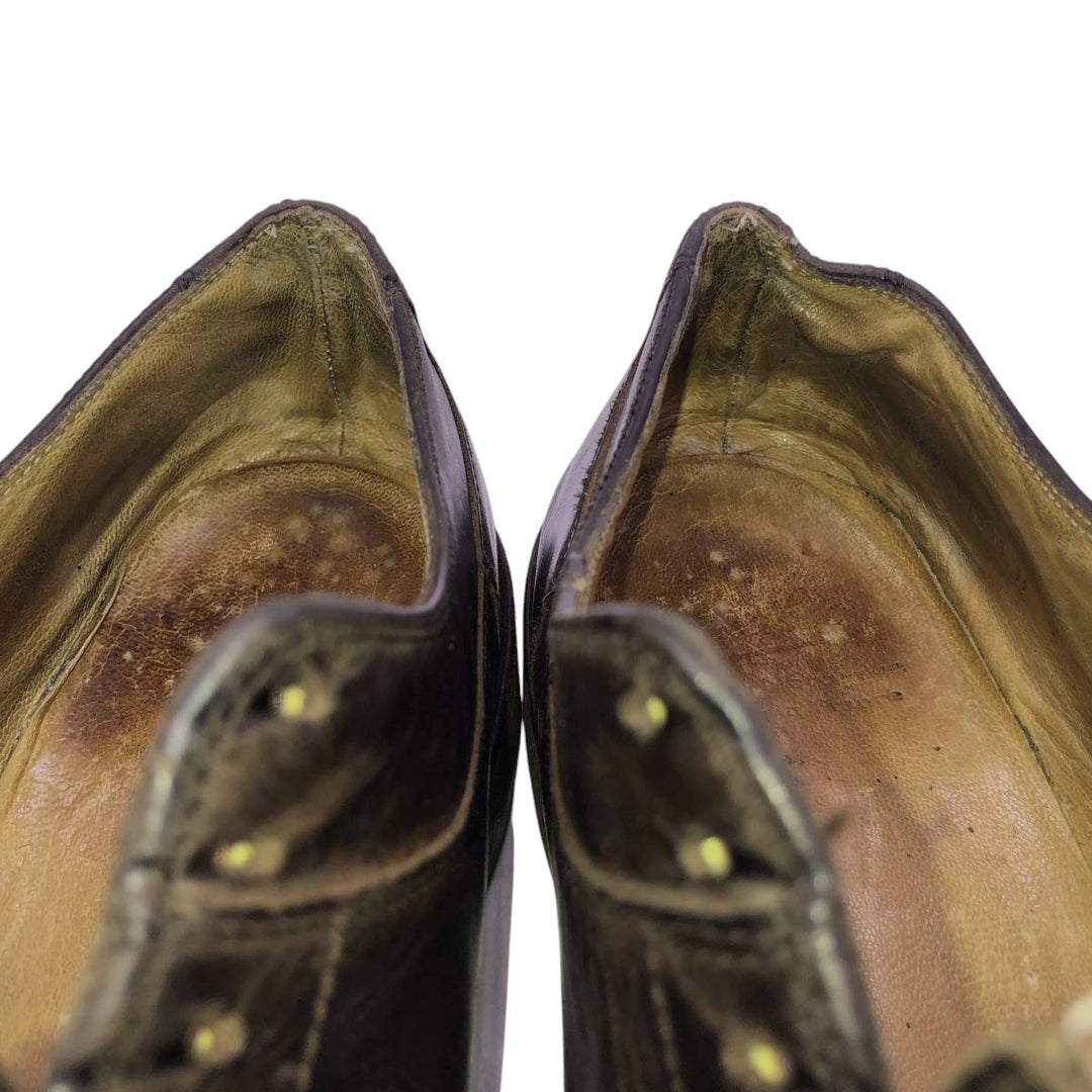 Paraboot GRIFF II U-tip shoes, made in France Men's 27.0cm unclear brown type Vintage Second Hand
