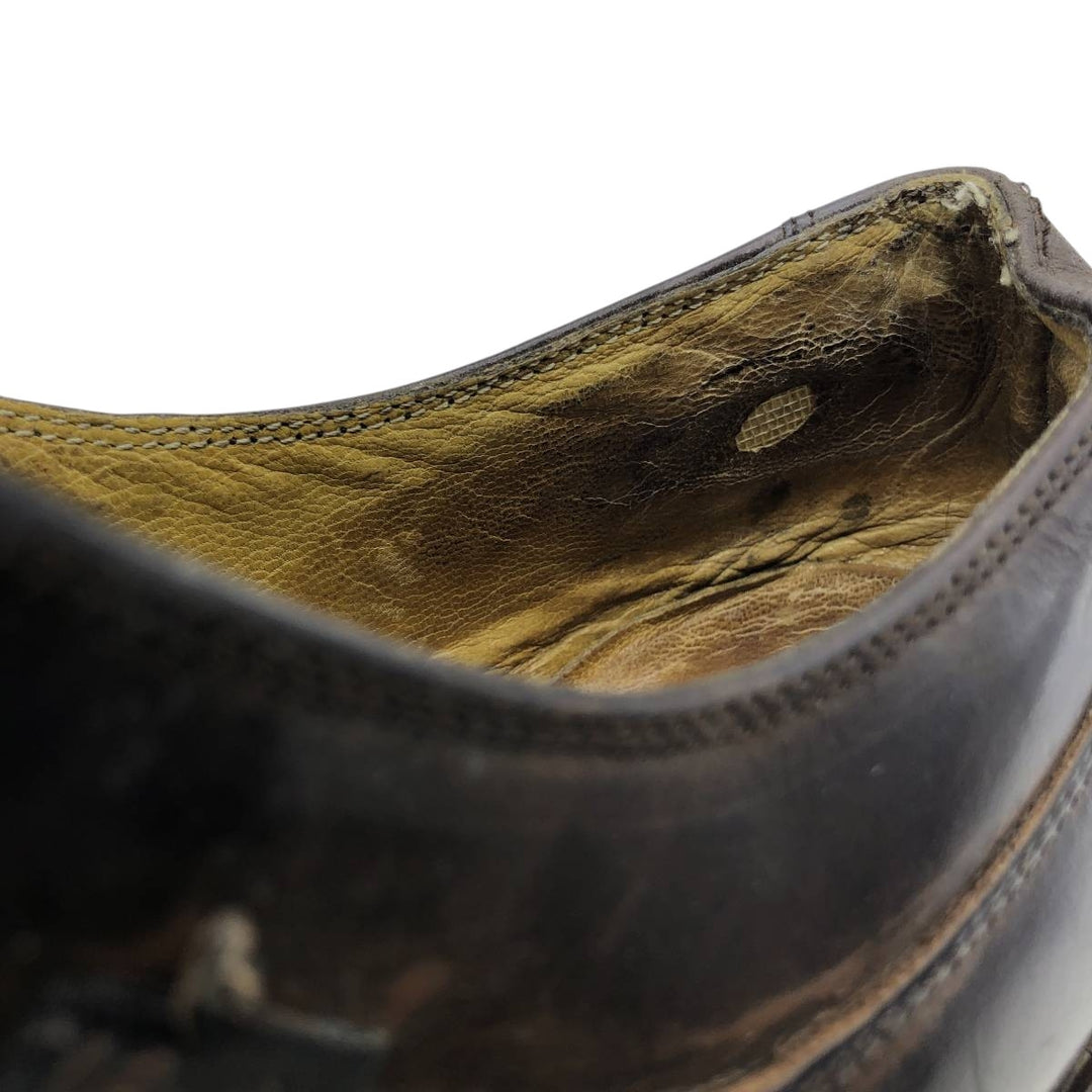 Paraboot GRIFF II U-tip shoes, made in France Men's 27.0cm unclear brown type Vintage Second Hand