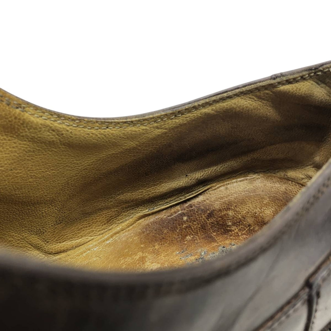 Paraboot GRIFF II U-tip shoes, made in France Men's 27.0cm unclear brown type Vintage Second Hand