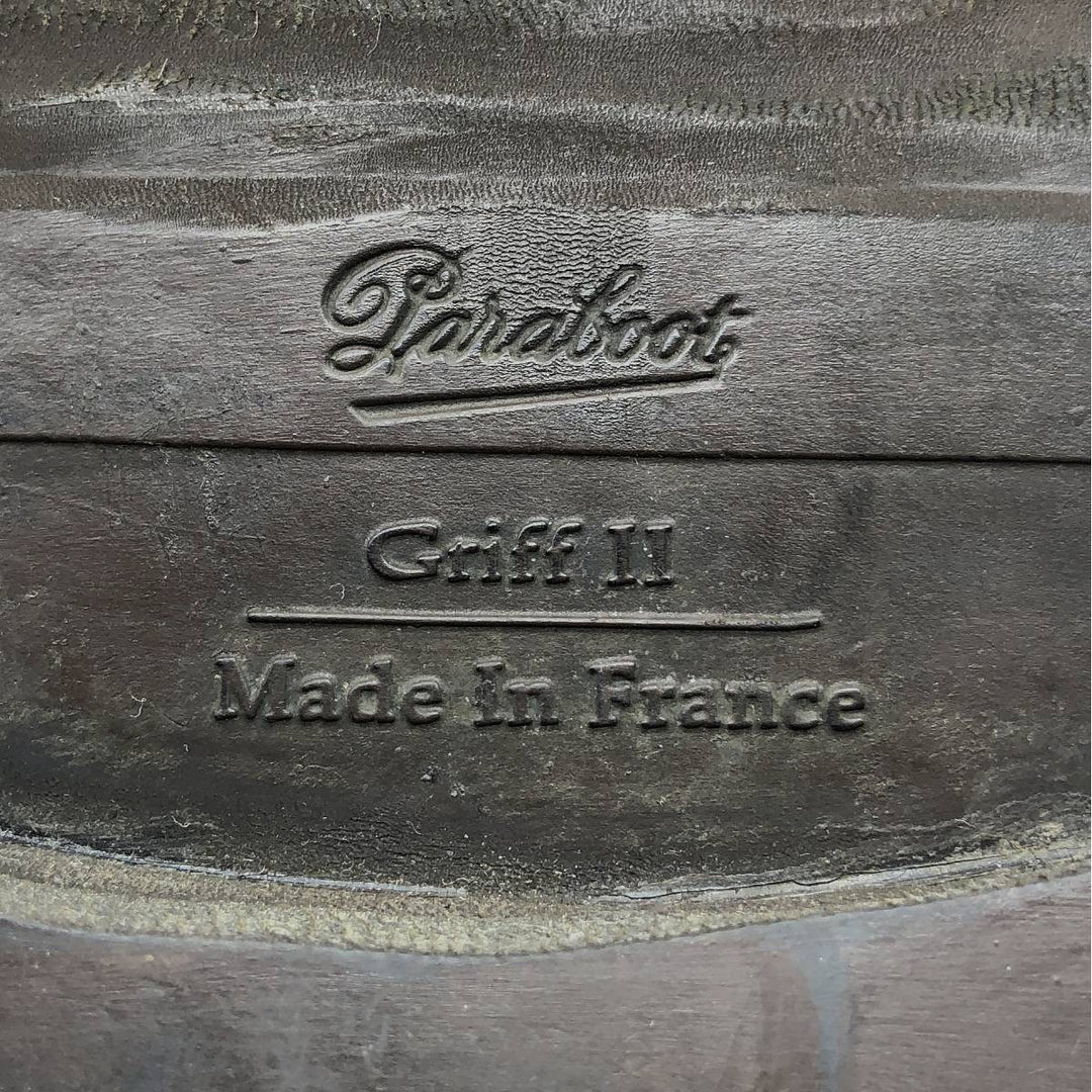Paraboot GRIFF II U-tip shoes, made in France Men's 27.0cm unclear brown type Vintage Second Hand