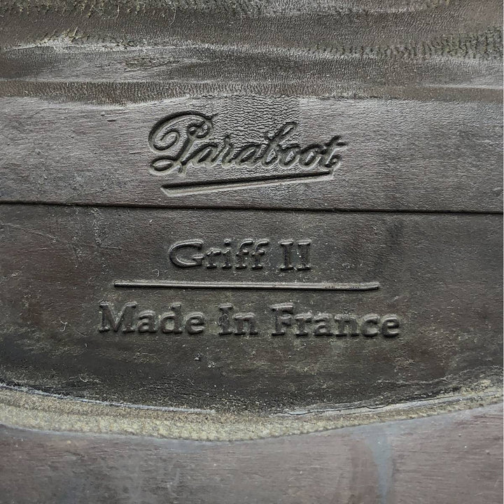 Paraboot GRIFF II U-tip shoes, made in France Men's 27.0cm unclear brown type Vintage Second Hand