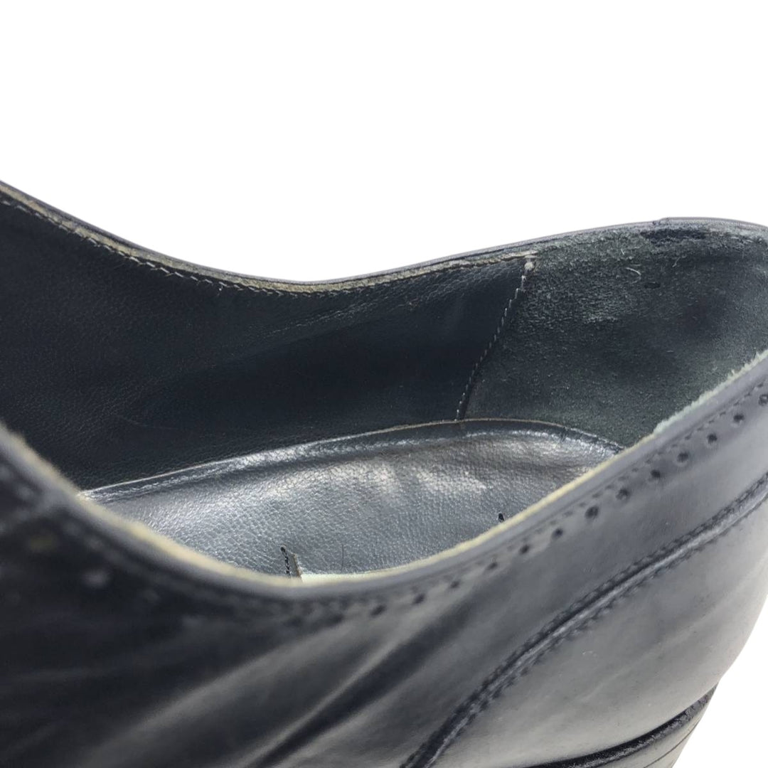 Alfani ALFANI Straight Tip Shoes, Made in Italy, Size 10M Men's 28.0cm genuine leather black type Vintage Second Hand