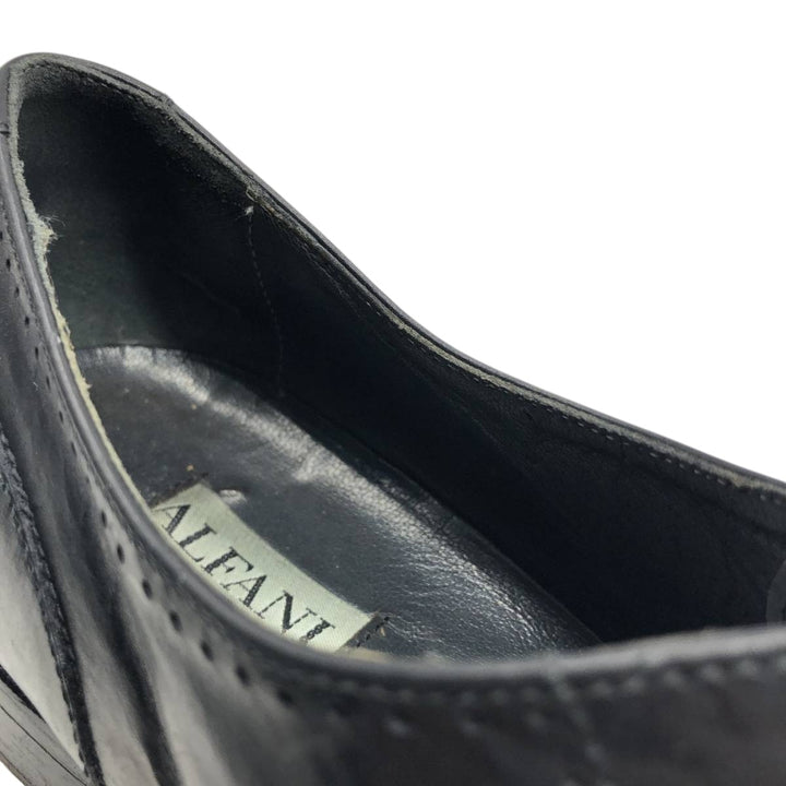Alfani ALFANI Straight Tip Shoes, Made in Italy, Size 10M Men's 28.0cm genuine leather black type Vintage Second Hand