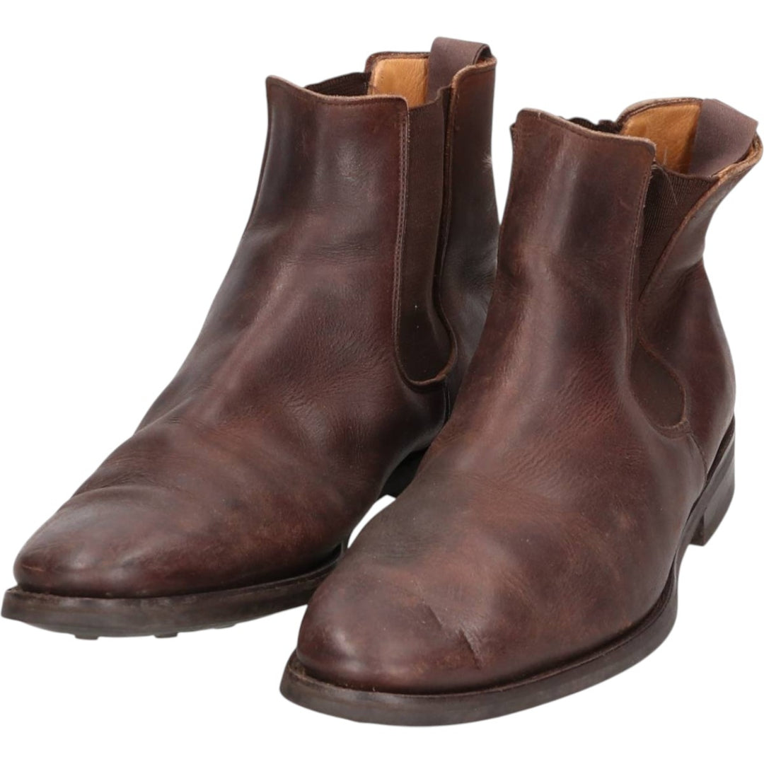 Bowen Side Gore Boots, Made in England, Size 9 Men's 27.5cm unclear brown type Vintage Second Hand
