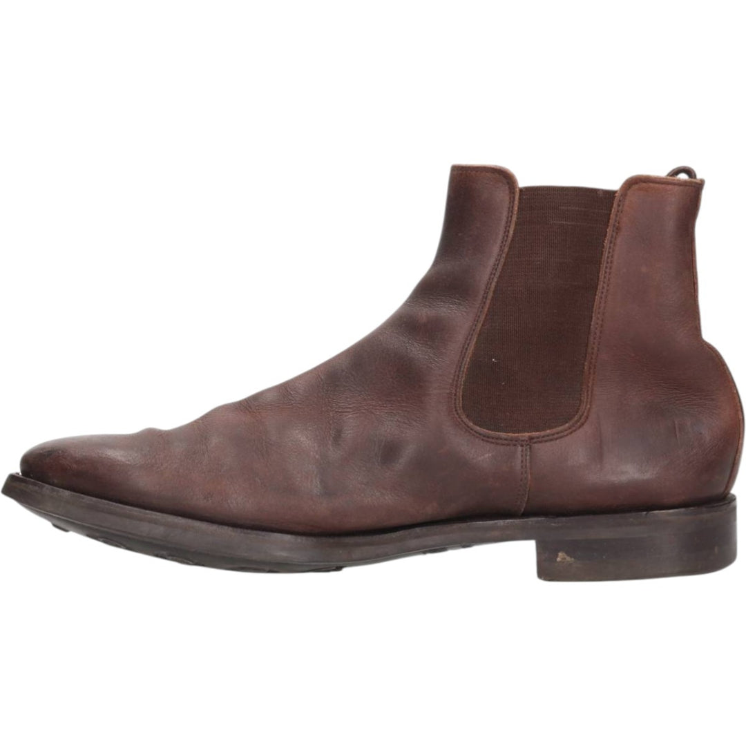 Bowen Side Gore Boots, Made in England, Size 9 Men's 27.5cm unclear brown type Vintage Second Hand