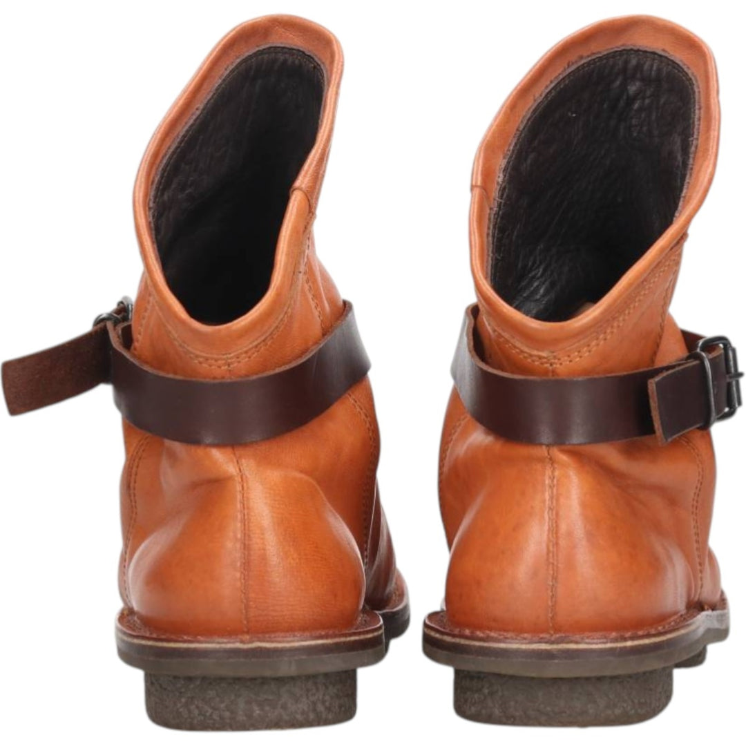 Trippen short boots Women's 25.0cm genuine leather brown type Vintage Second Hand
