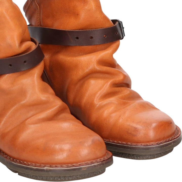 Trippen short boots Women's 25.0cm genuine leather brown type Vintage Second Hand