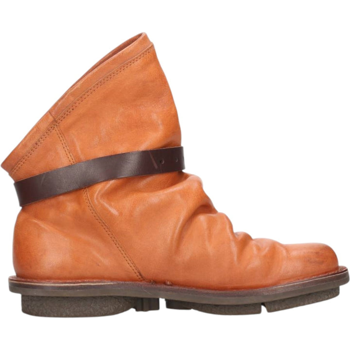 Trippen short boots Women's 25.0cm genuine leather brown type Vintage Second Hand