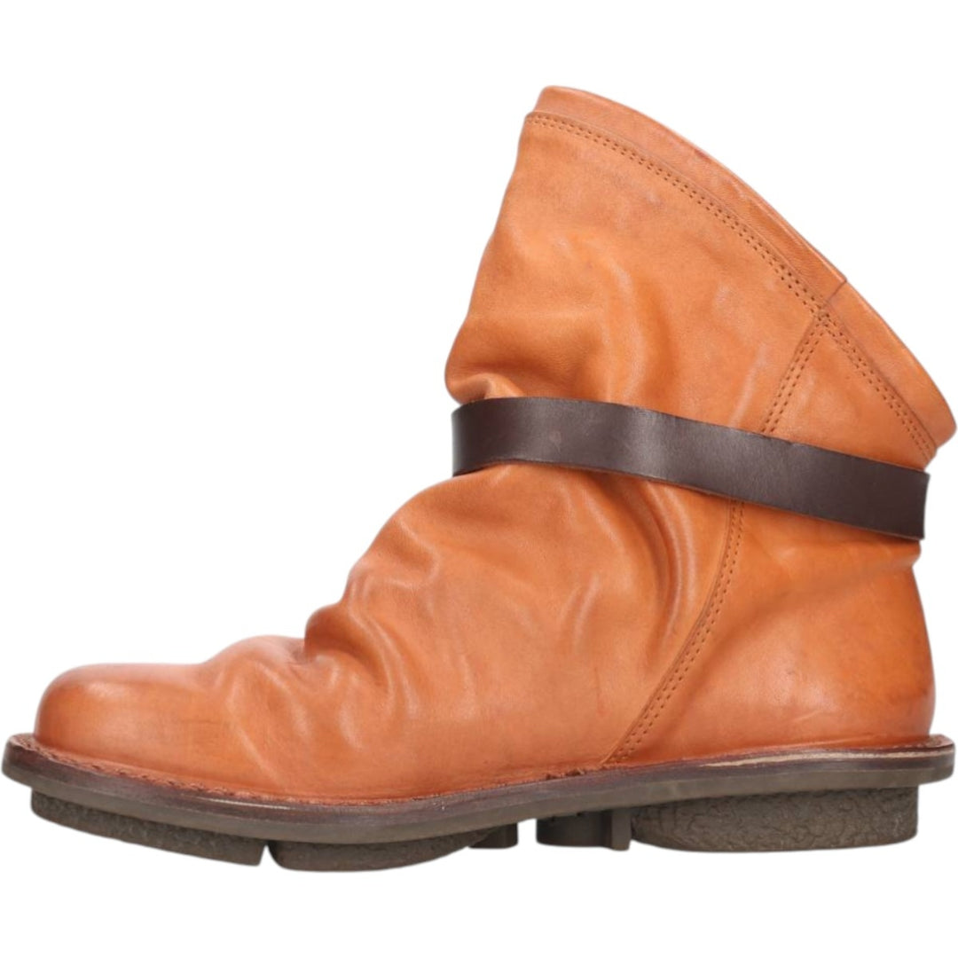 Trippen short boots Women's 25.0cm genuine leather brown type Vintage Second Hand