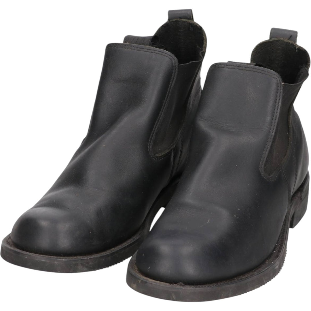 Canada West Boots 14326 Side Gore Boots, Made in Canada, Size 8 1/2, 3E Men's 26.5cm unclear black type Vintage Second Hand