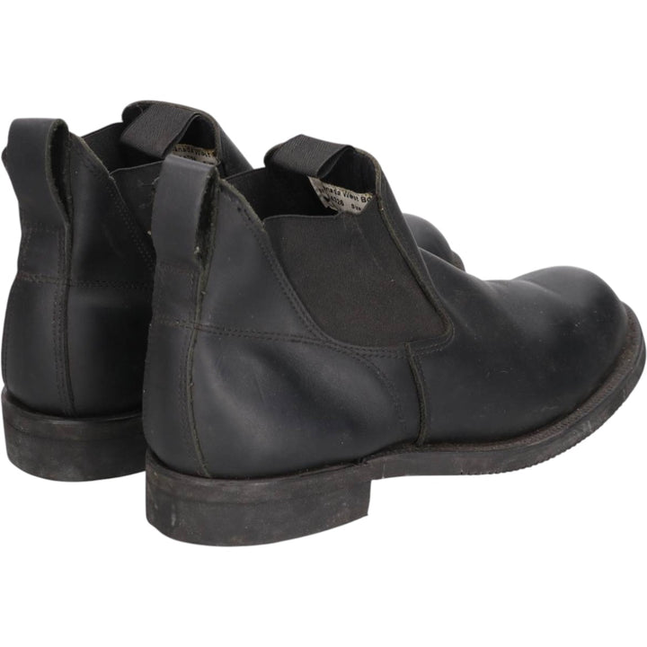 Canada West Boots 14326 Side Gore Boots, Made in Canada, Size 8 1/2, 3E Men's 26.5cm unclear black type Vintage Second Hand