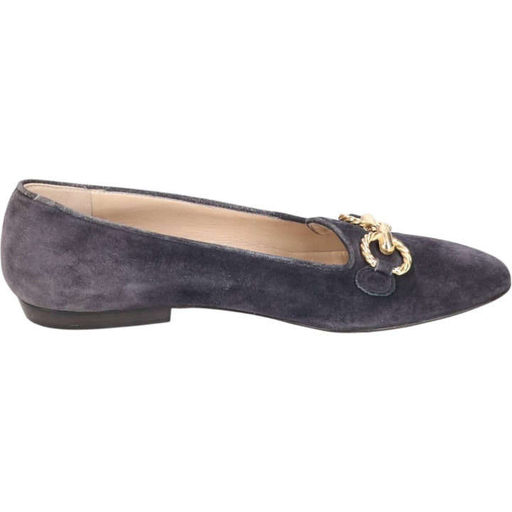 DI SANDRO Bit Loafers Made in Italy 8 Women's 25.0cm suede purple type Vintage Second Hand