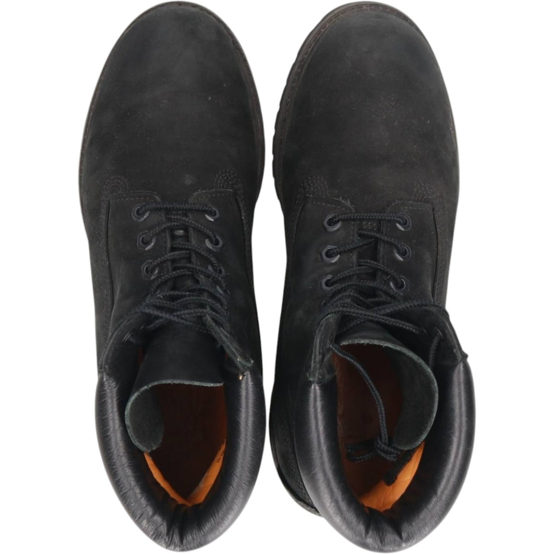 Timberland 6-inch Premium Primaloft Work Boots, Size 9.5M Men's 27.5cm Genuine Leather Suede black type Vintage Second Hand