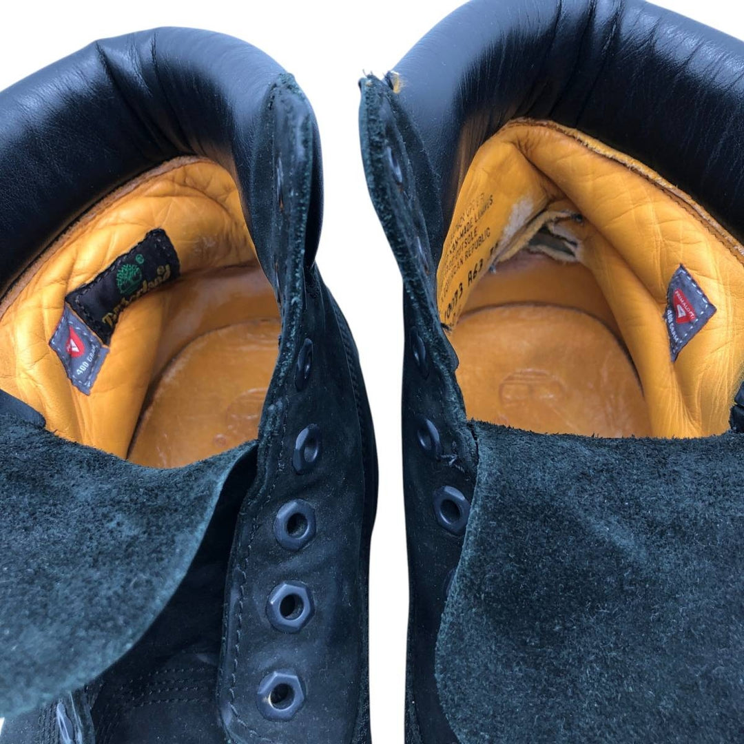 Timberland 6-inch Premium Primaloft Work Boots, Size 9.5M Men's 27.5cm Genuine Leather Suede black type Vintage Second Hand
