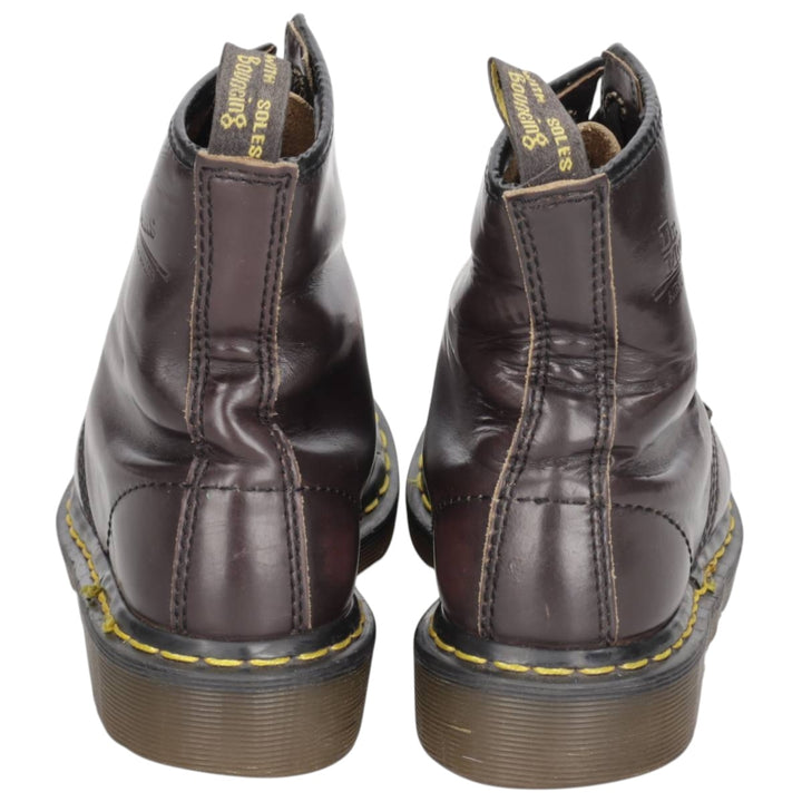 Dr. Martens 8-hole boots made in the UK 4 Women's 23.0cm unclear burgundy type Vintage Second Hand