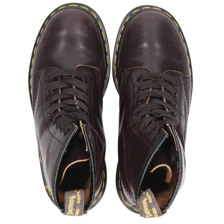 Dr. Martens 8-hole boots made in the UK 4 Women's 23.0cm unclear burgundy type Vintage Second Hand