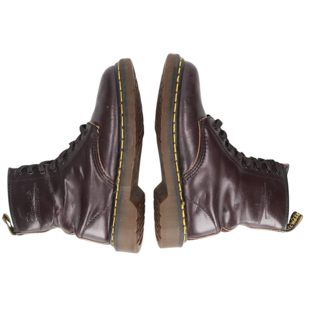 Dr. Martens 8-hole boots made in the UK 4 Women's 23.0cm unclear burgundy type Vintage Second Hand