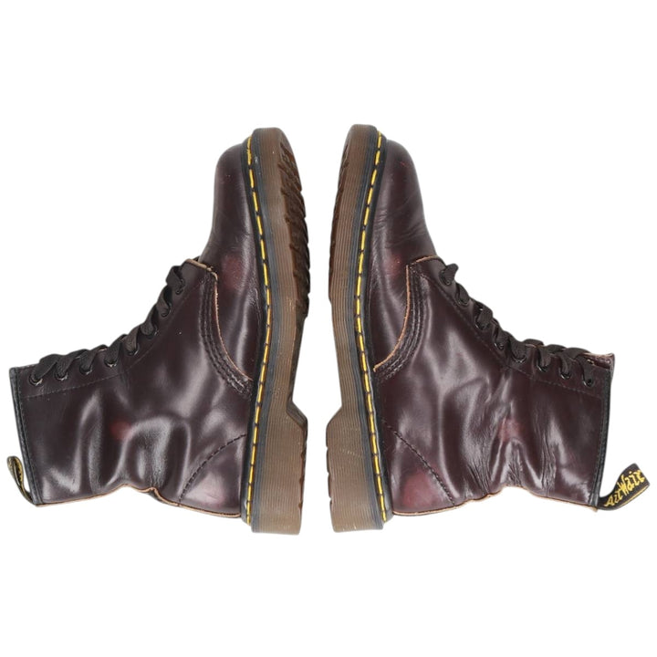 Dr. Martens 8-hole boots made in the UK 4 Women's 23.0cm unclear burgundy type Vintage Second Hand