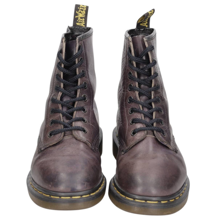 Dr. Martens 8-hole boots made in the UK 5 Women's 24.0cm genuine leather burgundy type Vintage Second Hand
