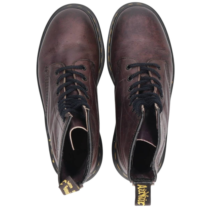 Dr. Martens 8-hole boots made in the UK 5 Women's 24.0cm genuine leather burgundy type Vintage Second Hand