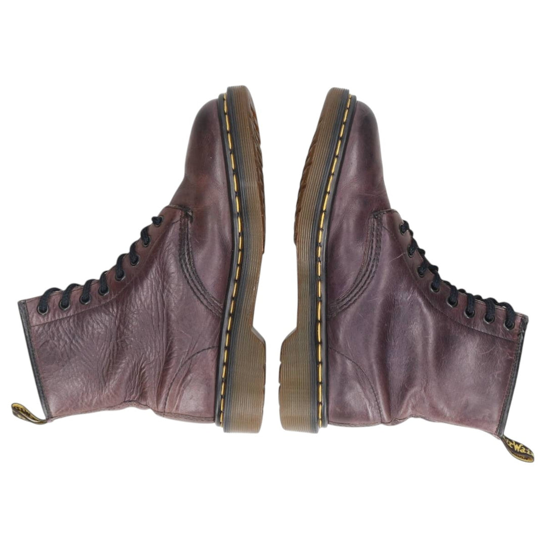 Dr. Martens 8-hole boots made in the UK 5 Women's 24.0cm genuine leather burgundy type Vintage Second Hand