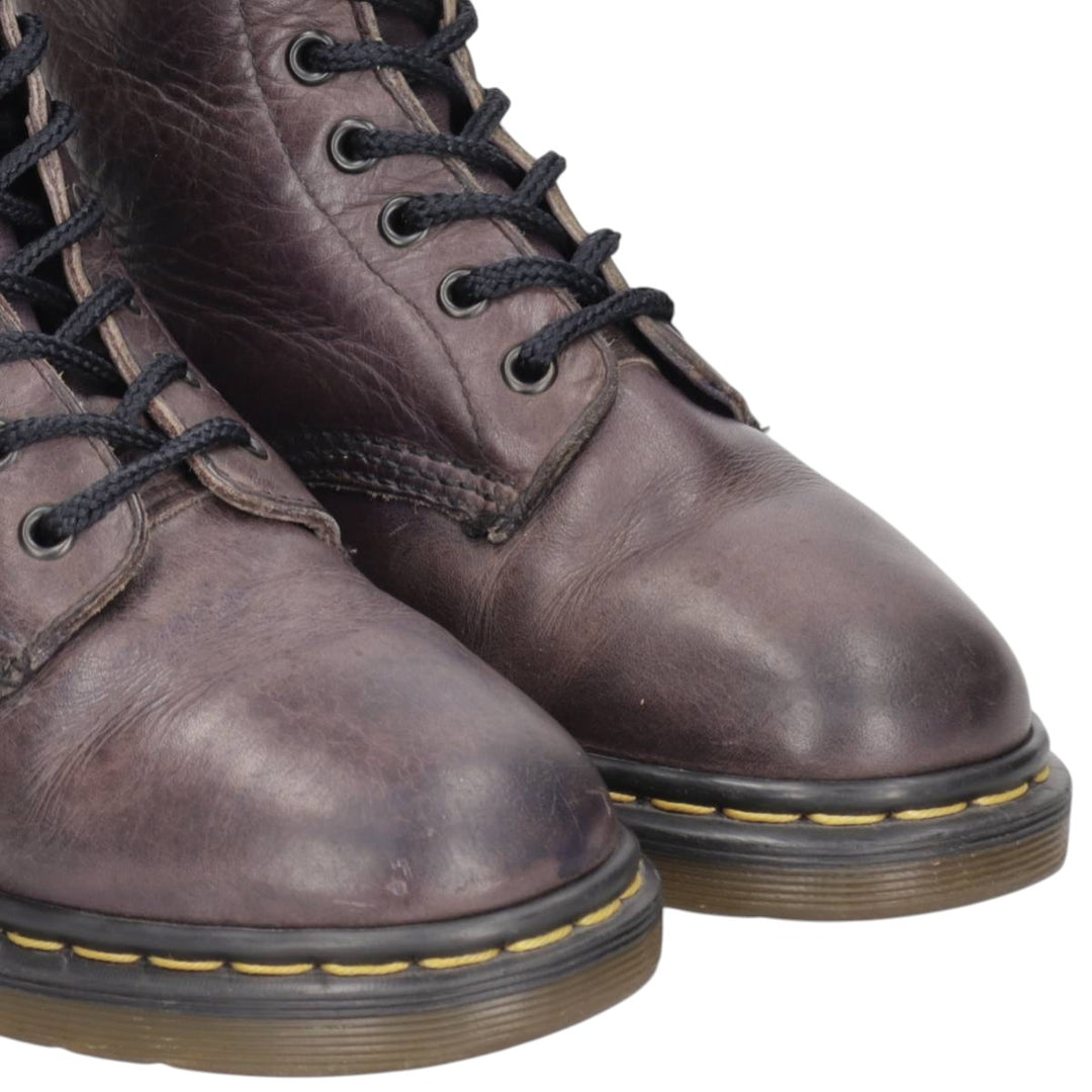 Dr. Martens 8-hole boots made in the UK 5 Women's 24.0cm genuine leather burgundy type Vintage Second Hand