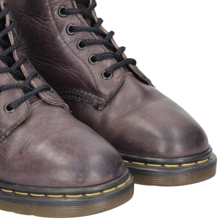 Dr. Martens 8-hole boots made in the UK 5 Women's 24.0cm genuine leather burgundy type Vintage Second Hand