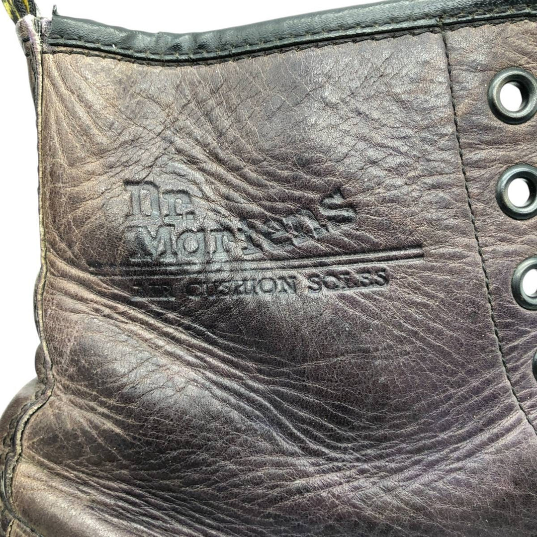 Dr. Martens 8-hole boots made in the UK 5 Women's 24.0cm genuine leather burgundy type Vintage Second Hand