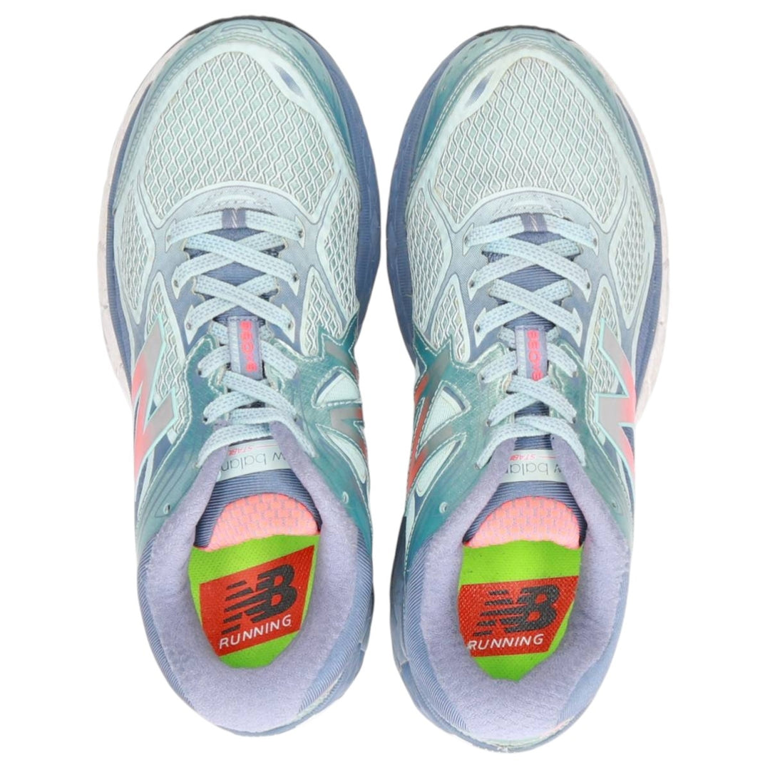 New Balance 860 V6 sneakers, size 8 Women's 25.0cm unclear Blue type light blue Vintage Second Hand