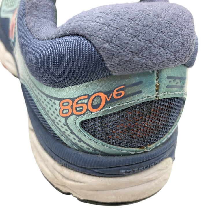 New Balance 860 V6 sneakers, size 8 Women's 25.0cm unclear Blue type light blue Vintage Second Hand