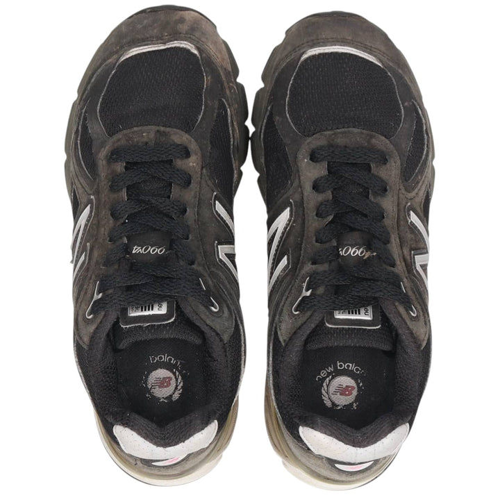New Balance W990 BK4 sneakers, made in the USA, size 6 1/2 Women's 23.5cm unclear black type Vintage Second Hand