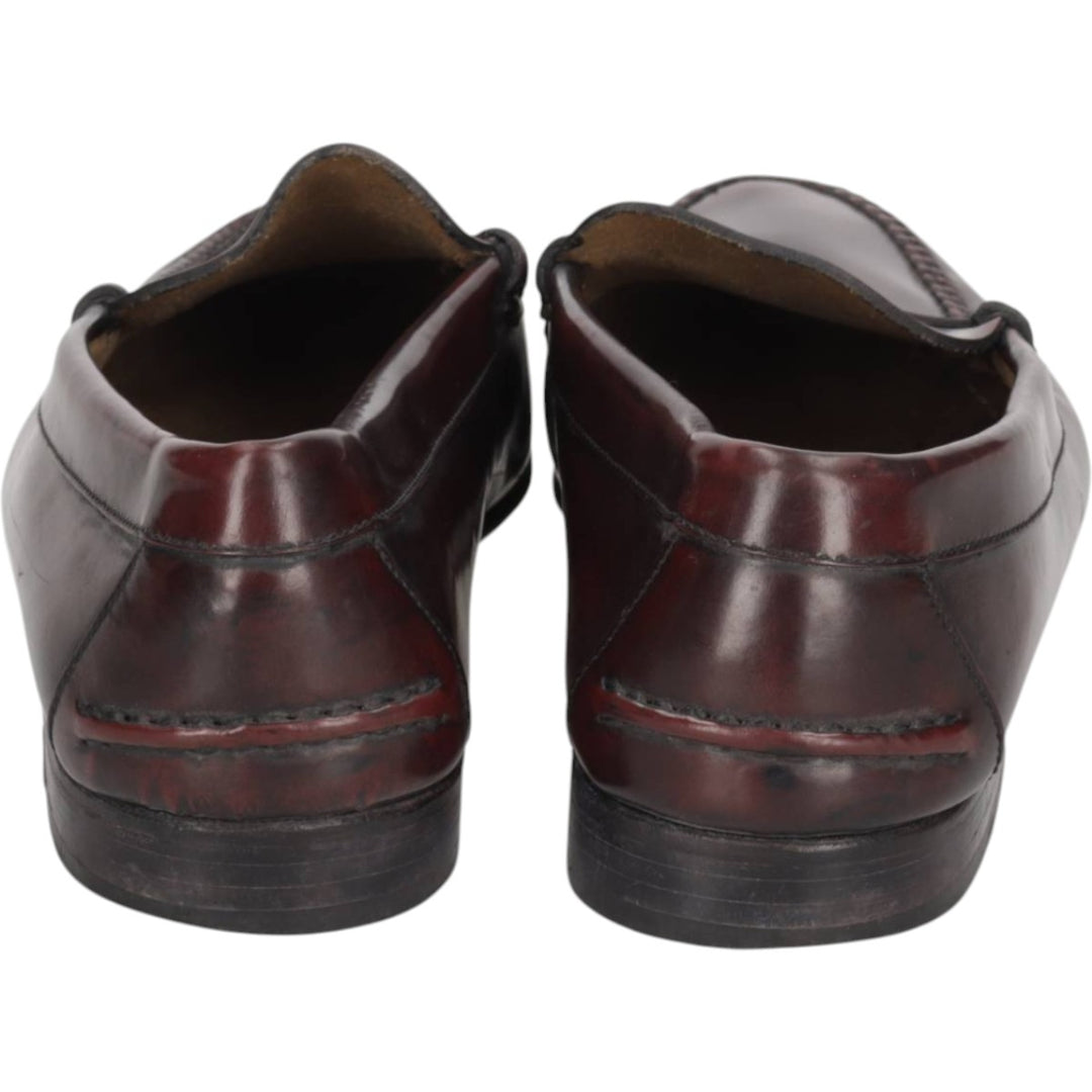 FERNANDEZ coin loafers, made in Spain, size 41E Men's 26.5cm genuine leather burgundy type Vintage Second Hand
