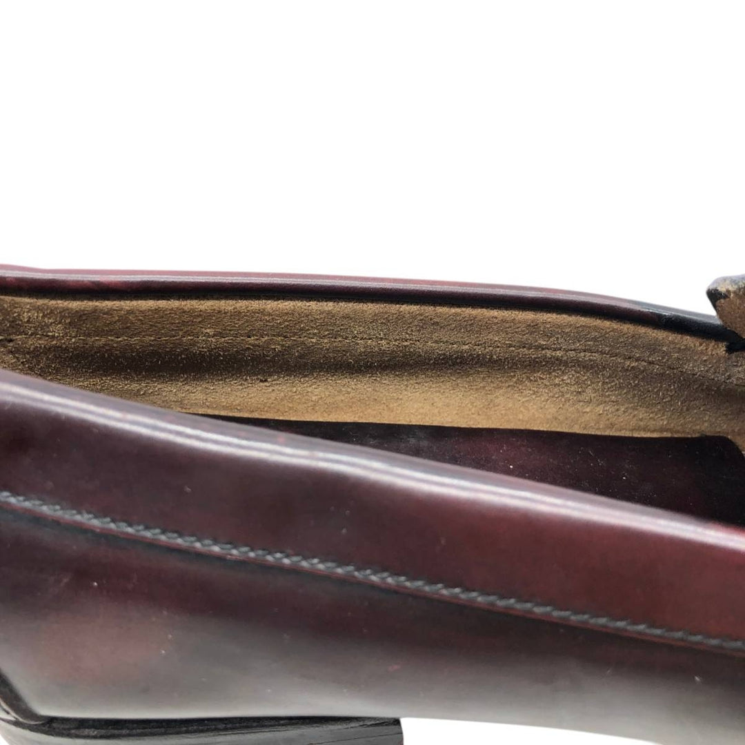 FERNANDEZ coin loafers, made in Spain, size 41E Men's 26.5cm genuine leather burgundy type Vintage Second Hand