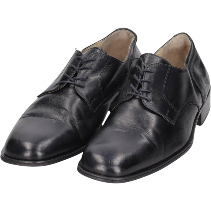 DASTH SHOES FEDELE ELLIS Plain Toe Shoes, Made in Italy, Size 42 Men's 27.5cm genuine leather black type Vintage Second Hand