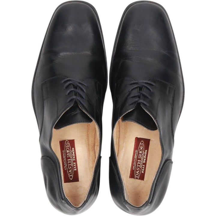 DASTH SHOES FEDELE ELLIS Plain Toe Shoes, Made in Italy, Size 42 Men's 27.5cm genuine leather black type Vintage Second Hand