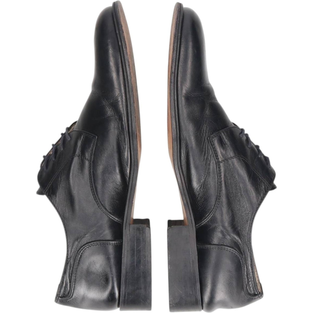 DASTH SHOES FEDELE ELLIS Plain Toe Shoes, Made in Italy, Size 42 Men's 27.5cm genuine leather black type Vintage Second Hand