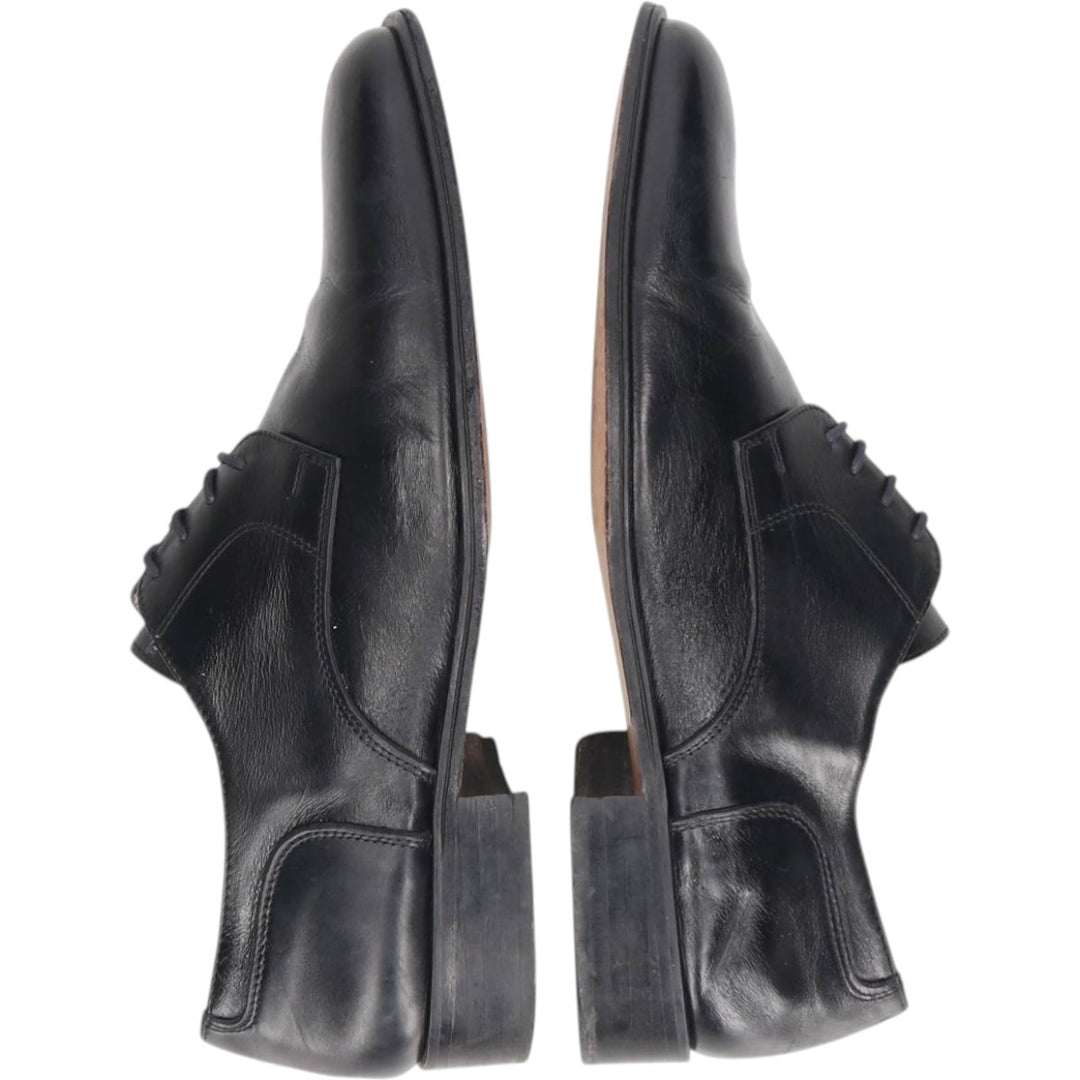 DASTH SHOES FEDELE ELLIS Plain Toe Shoes, Made in Italy, Size 42 Men's 27.5cm genuine leather black type Vintage Second Hand