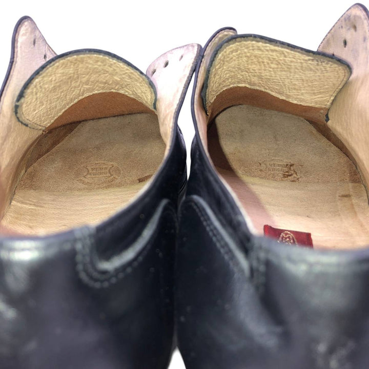 DASTH SHOES FEDELE ELLIS Plain Toe Shoes, Made in Italy, Size 42 Men's 27.5cm genuine leather black type Vintage Second Hand