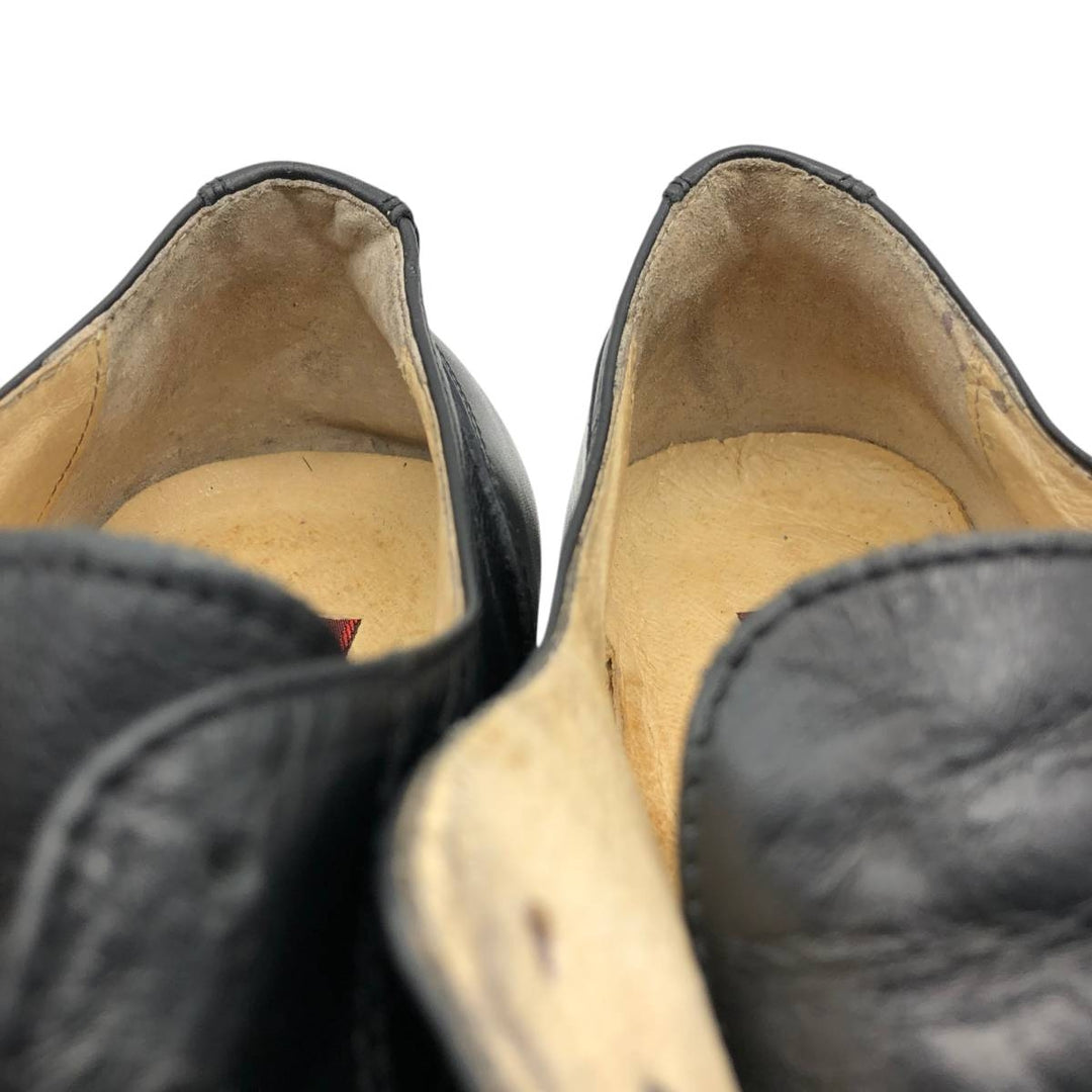 DASTH SHOES FEDELE ELLIS Plain Toe Shoes, Made in Italy, Size 42 Men's 27.5cm genuine leather black type Vintage Second Hand