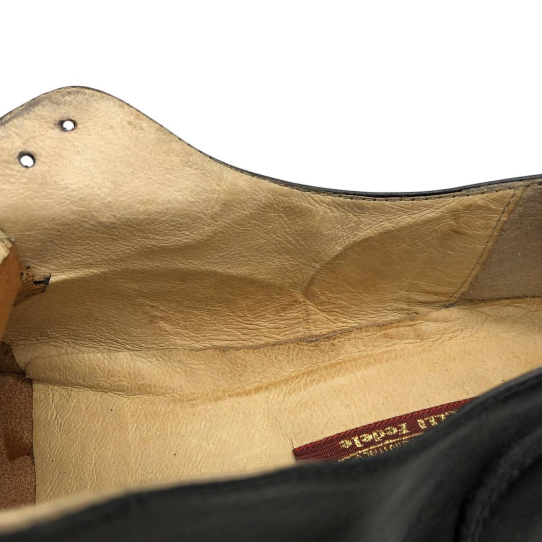 DASTH SHOES FEDELE ELLIS Plain Toe Shoes, Made in Italy, Size 42 Men's 27.5cm genuine leather black type Vintage Second Hand