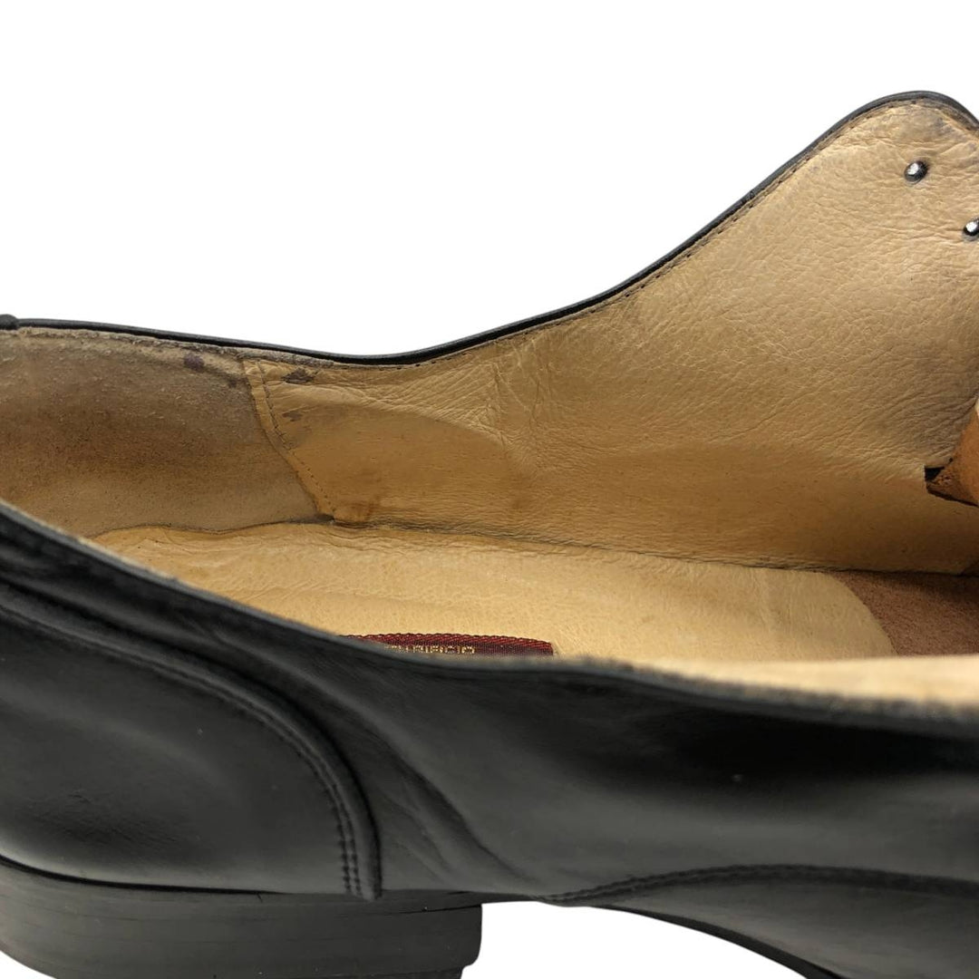 DASTH SHOES FEDELE ELLIS Plain Toe Shoes, Made in Italy, Size 42 Men's 27.5cm genuine leather black type Vintage Second Hand