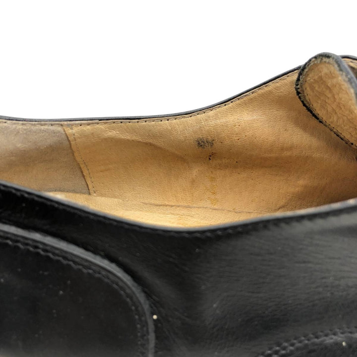 DASTH SHOES FEDELE ELLIS Plain Toe Shoes, Made in Italy, Size 42 Men's 27.5cm genuine leather black type Vintage Second Hand