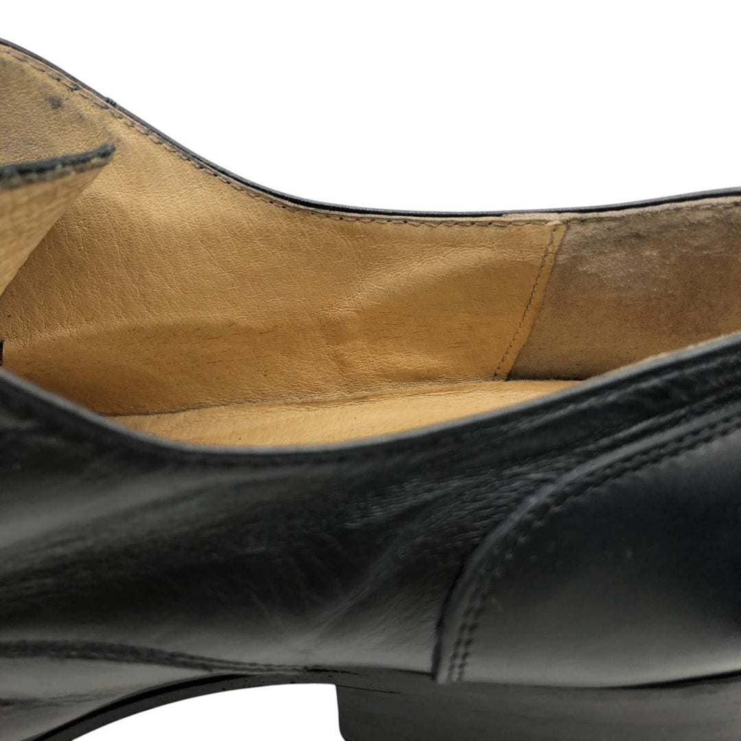 DASTH SHOES FEDELE ELLIS Plain Toe Shoes, Made in Italy, Size 42 Men's 27.5cm genuine leather black type Vintage Second Hand