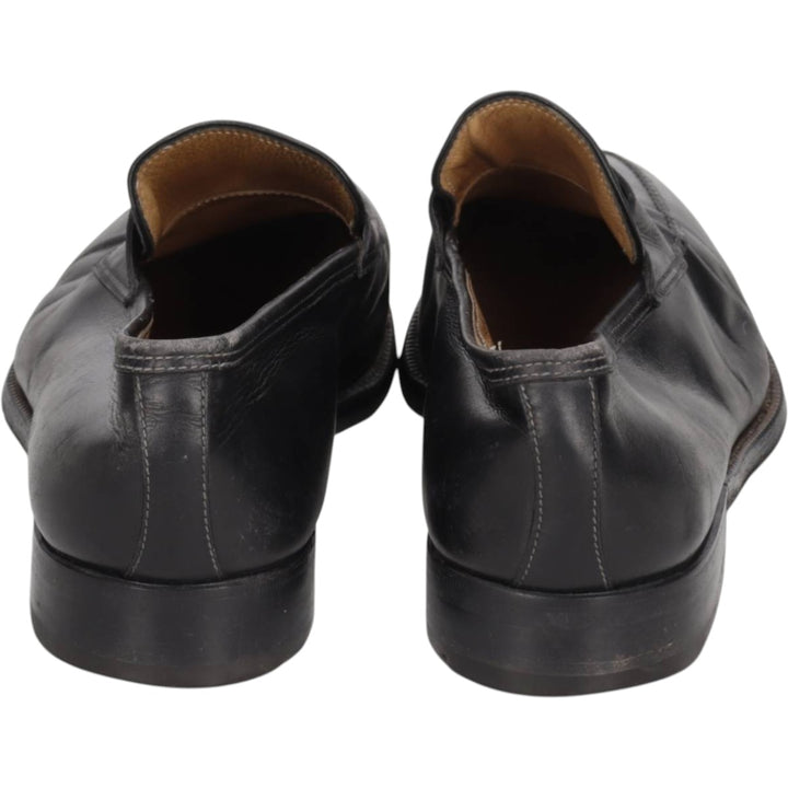 STEFANOBI coin loafers, made in Italy, size 9 1/2 Men's 28.0cm genuine leather black type Vintage Second Hand