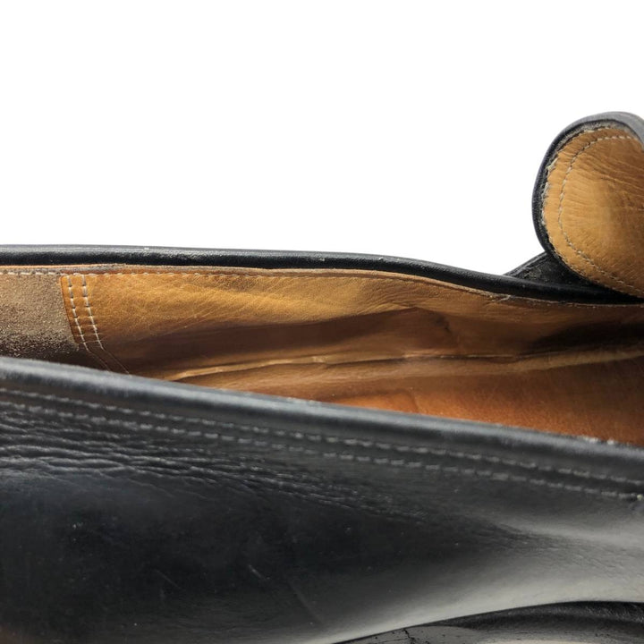 STEFANOBI coin loafers, made in Italy, size 9 1/2 Men's 28.0cm genuine leather black type Vintage Second Hand