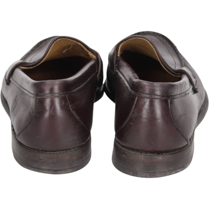Sebago coin loafers, made in the USA, size 9D Men's 27.0cm unclear red type reddish brown Vintage Second Hand
