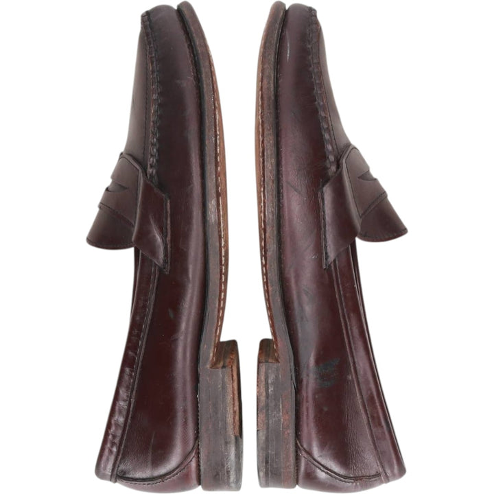 Sebago coin loafers, made in the USA, size 9D Men's 27.0cm unclear red type reddish brown Vintage Second Hand