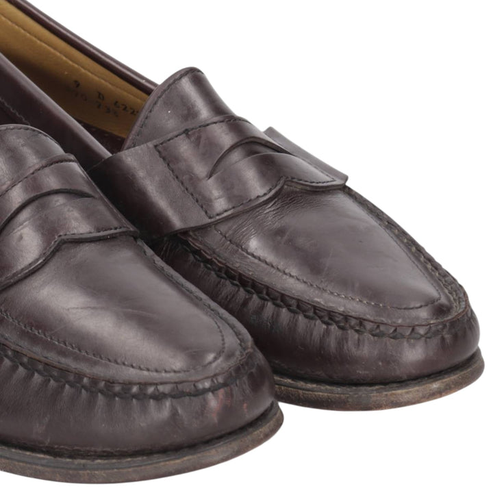 Sebago coin loafers, made in the USA, size 9D Men's 27.0cm unclear red type reddish brown Vintage Second Hand