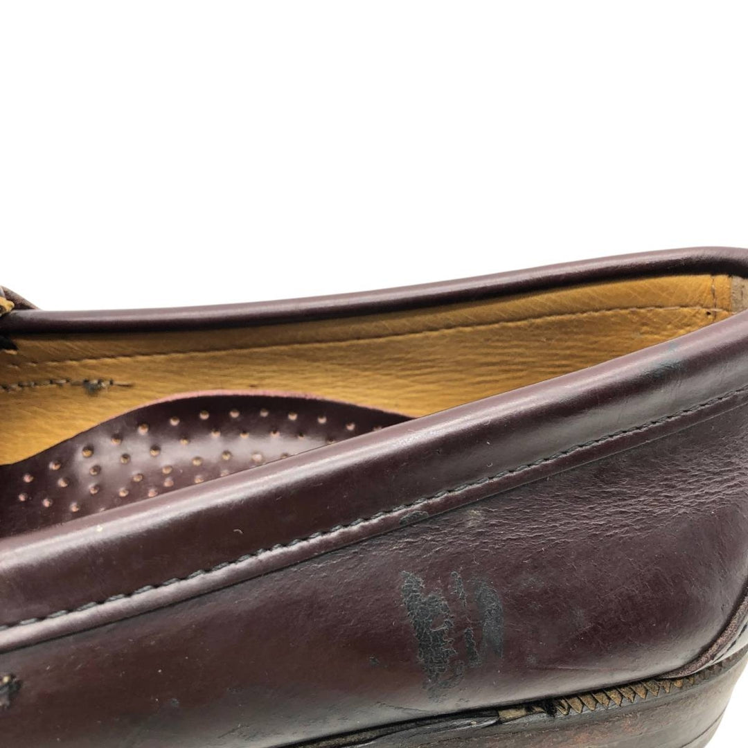 Sebago coin loafers, made in the USA, size 9D Men's 27.0cm unclear red type reddish brown Vintage Second Hand